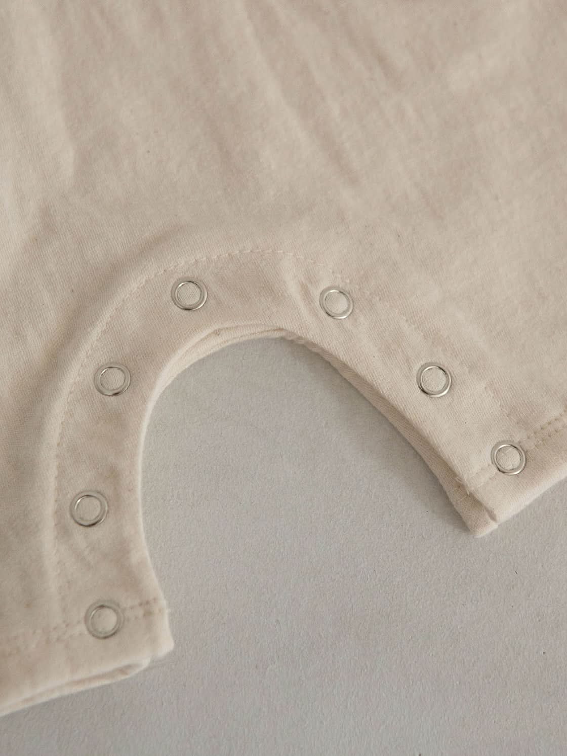 Baby Cotton Sleeveless Pocket Jumpsuit (3-18m)- Ivory - AT NOON STORE