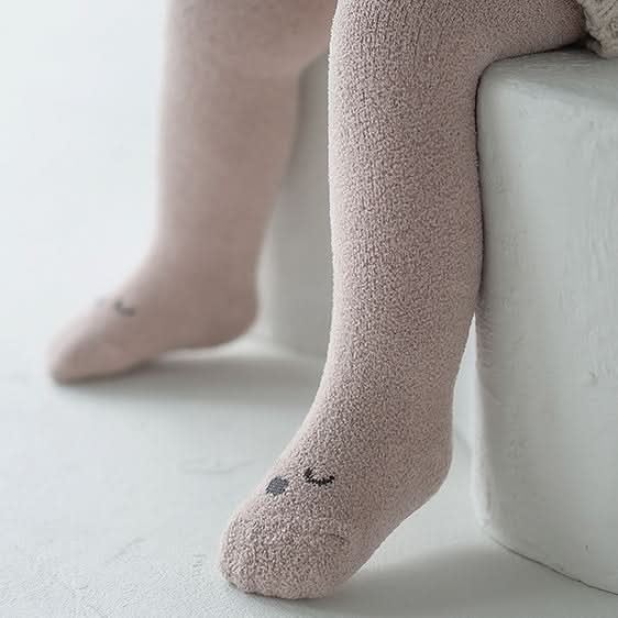 Baby Dream Winter Tights (6-24m) - Pink Beige - AT NOON STORE