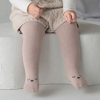 Baby Dream Winter Tights (6-24m) - Pink Beige - AT NOON STORE