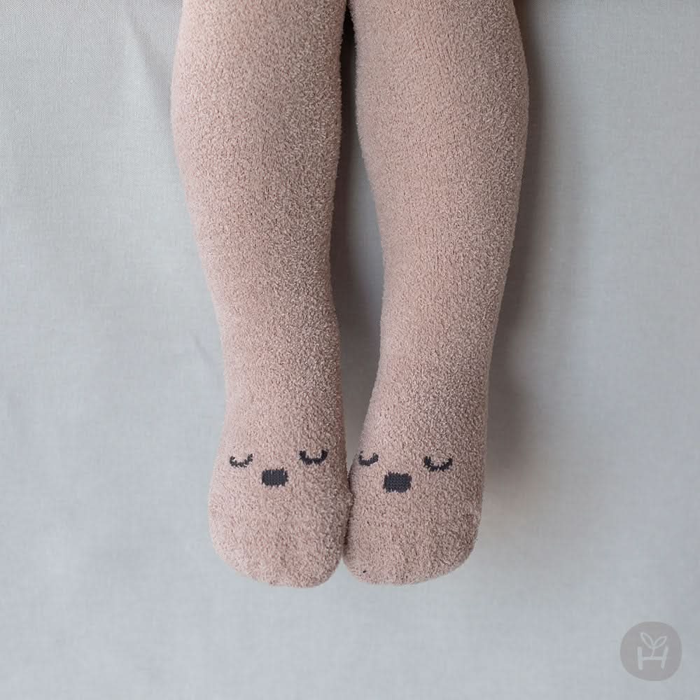 Baby Dream Winter Tights (6-24m) - Pink Beige - AT NOON STORE