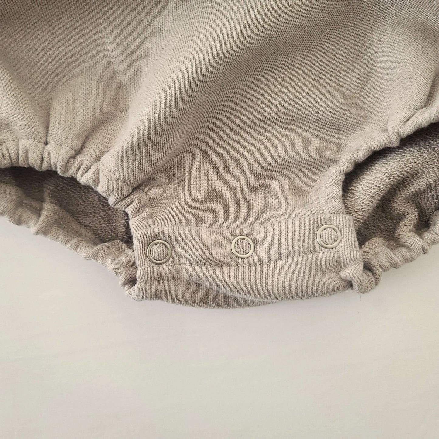 Baby LOVE Embroidery Sweatshirt Romper (0-18m) - Gray - AT NOON STORE