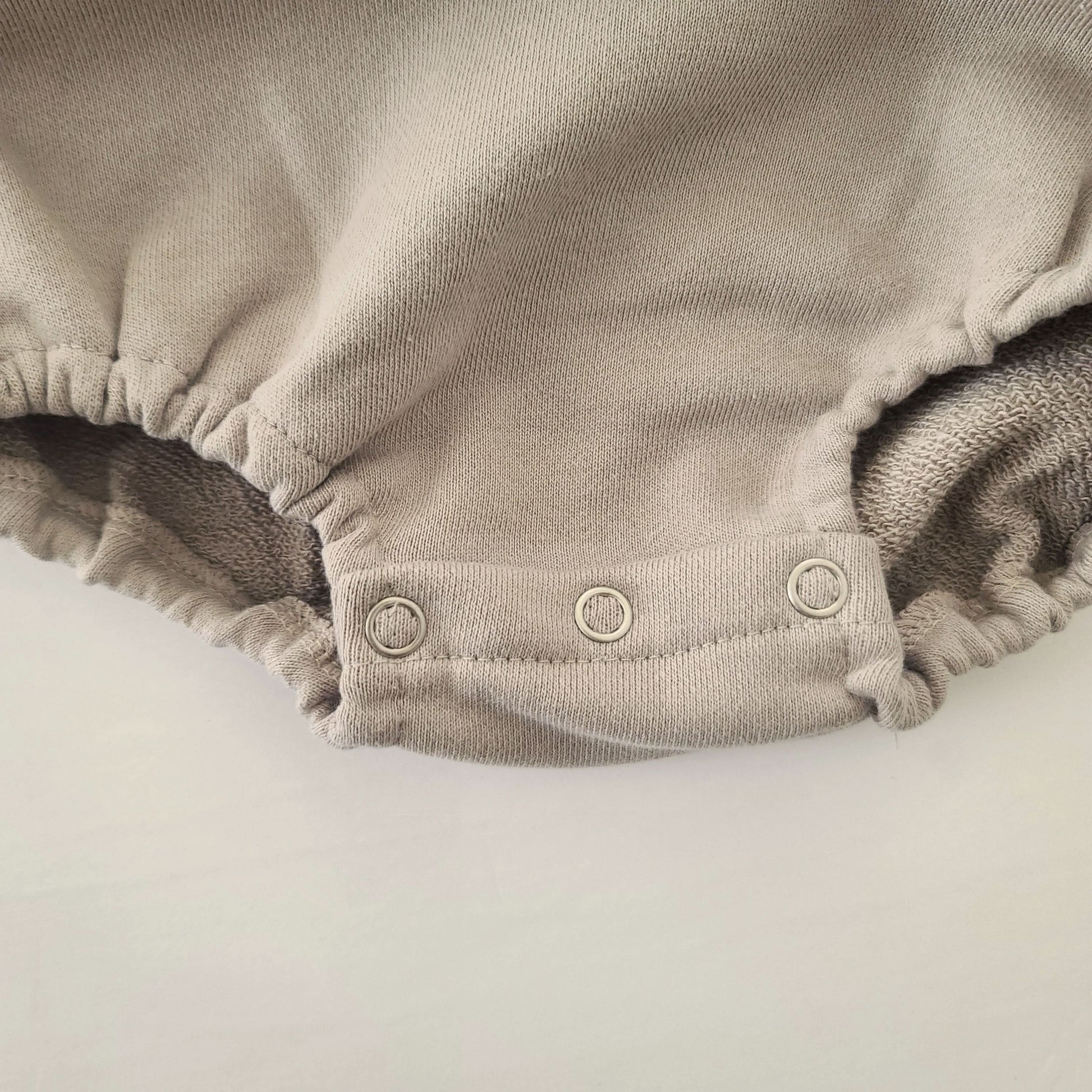 Baby LOVE Embroidery Sweatshirt Romper (0-18m) - Gray - AT NOON STORE