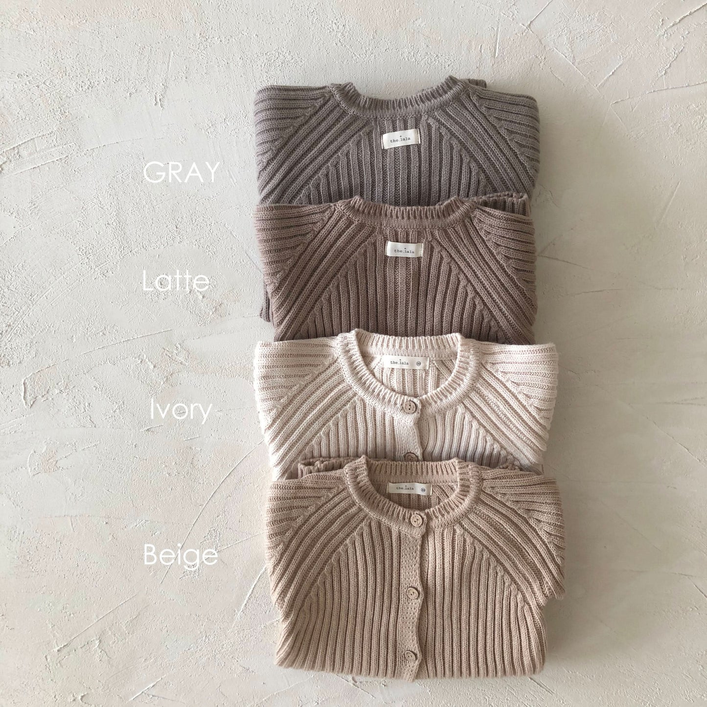 Baby Ribbed Sweater Knit Romper (0-18m) - Latte - AT NOON STORE