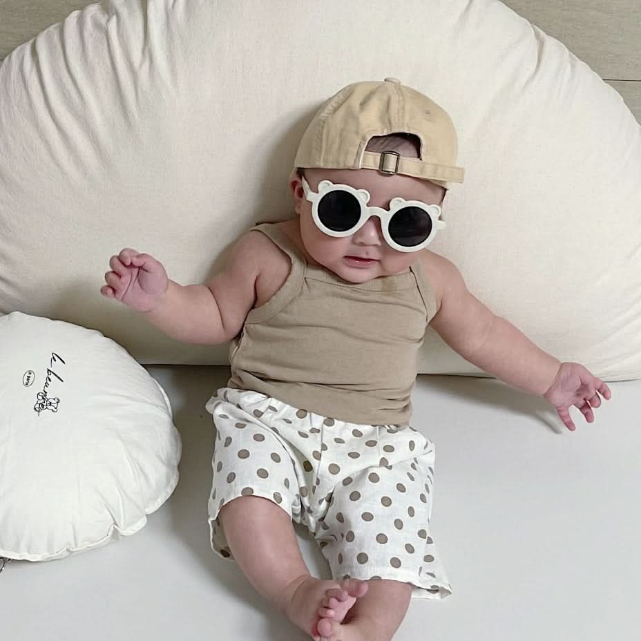 Baby Sleeveless Top (0-18m) - Beige - AT NOON STORE