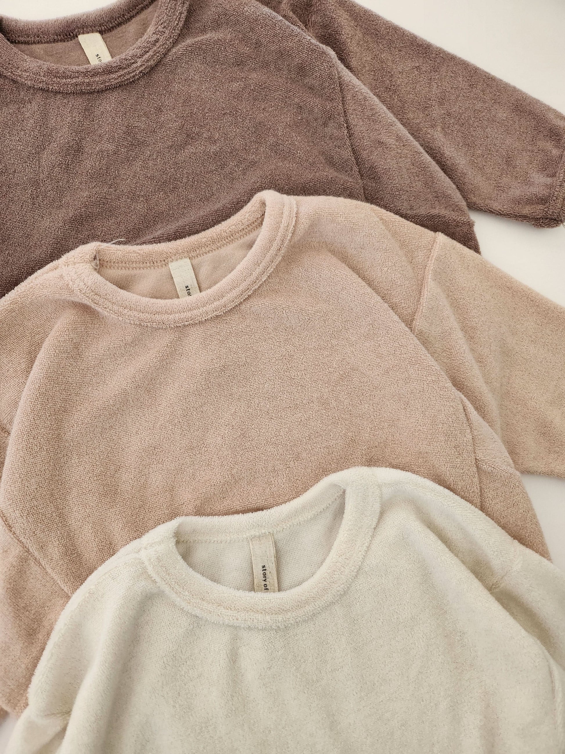 Baby Terry Cloth Romper (3-24m) - 3 Colors - AT NOON STORE