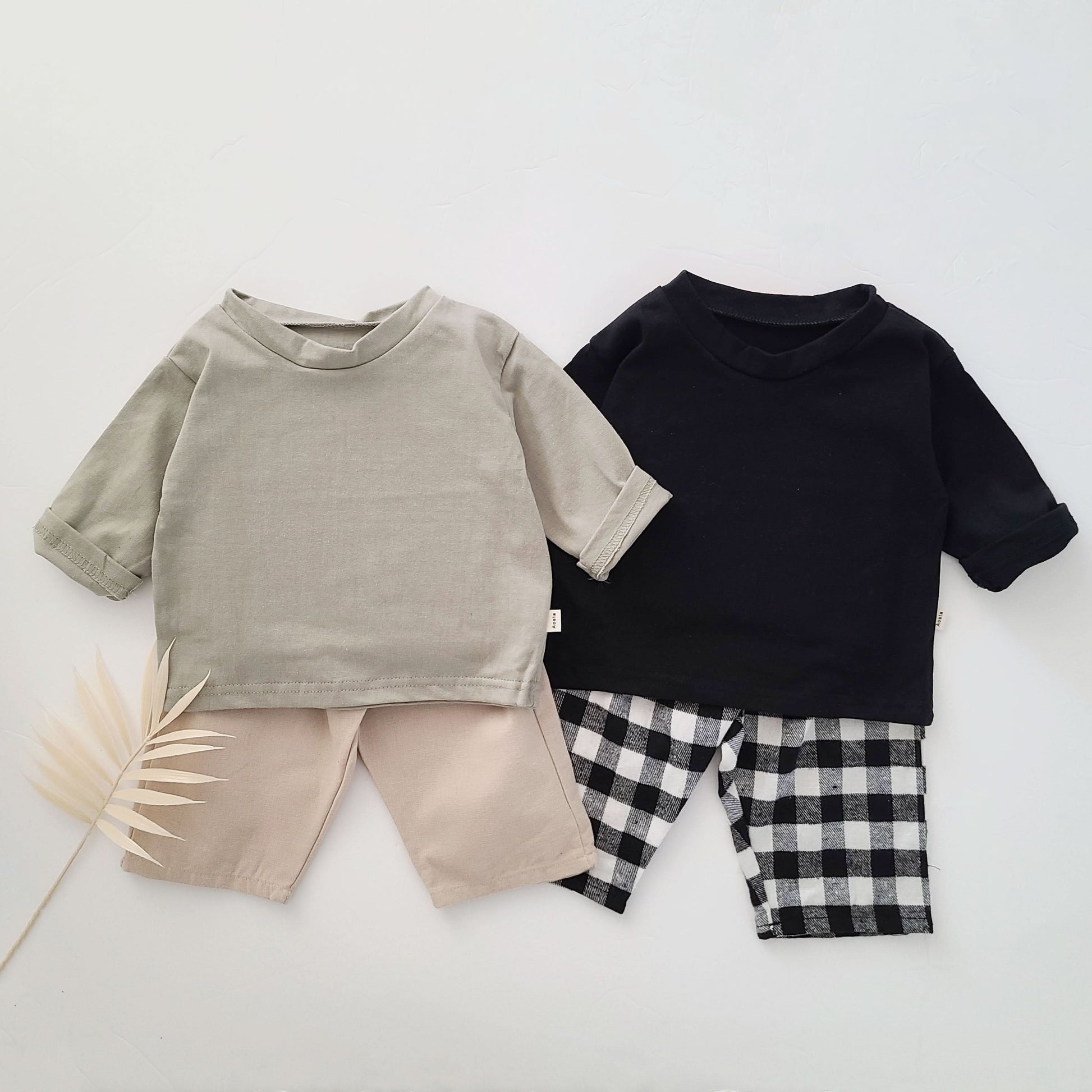 Baby Toddler Aosta Basic Tee (3m-5y)- 7 Colors - AT NOON STORE