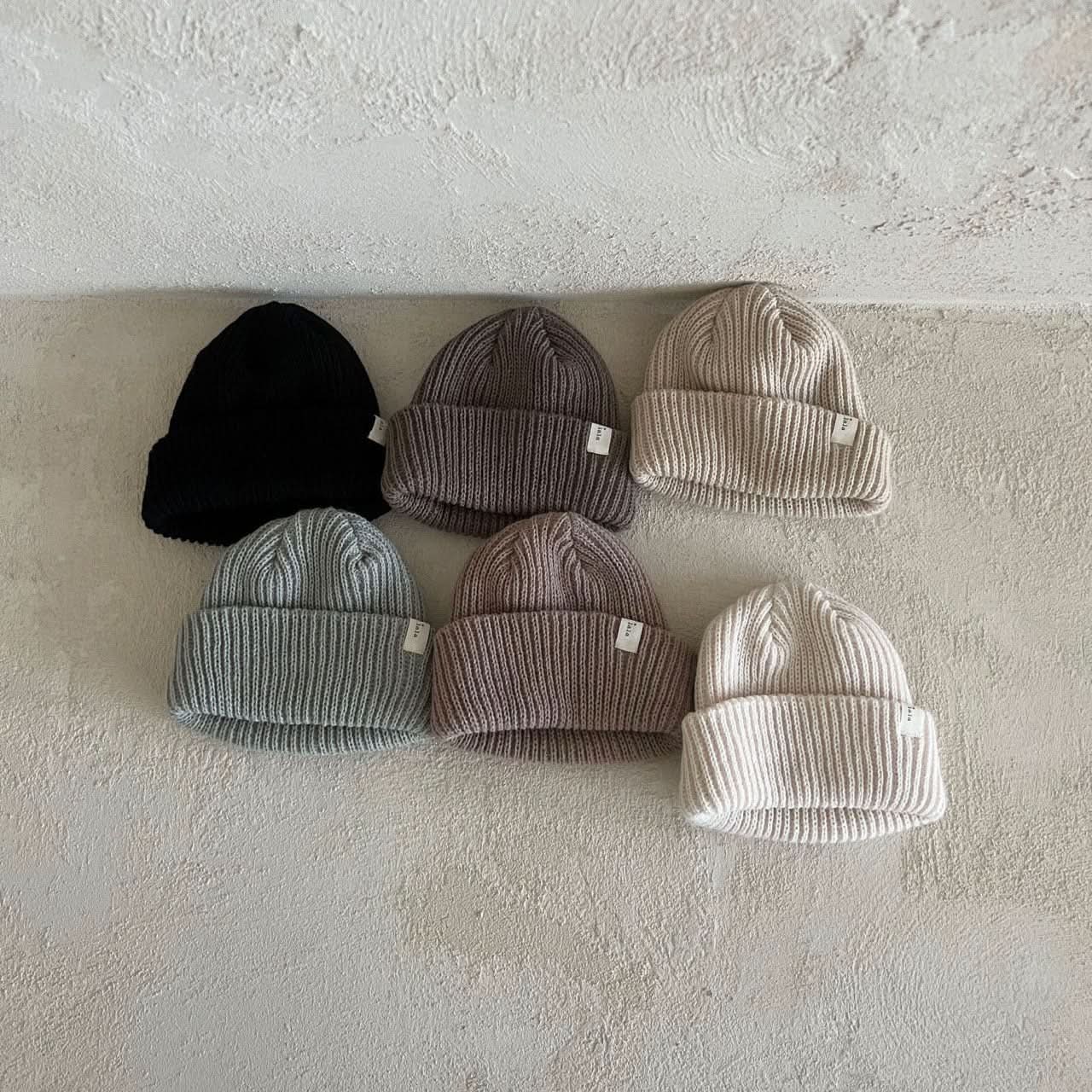 Baby Ribbed Knit Beanie (0-5y) - 6 Colors - AT NOON STORE