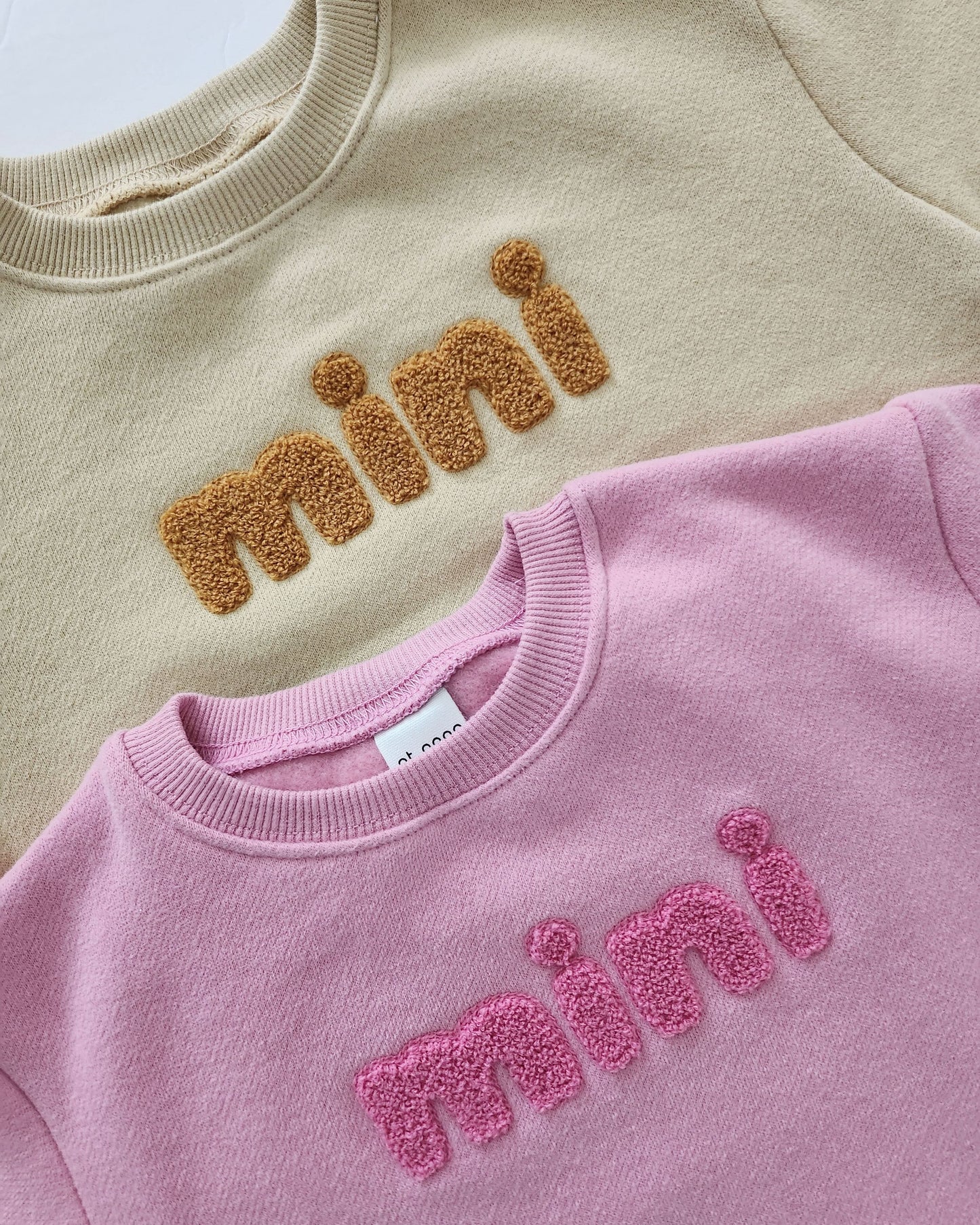 Baby Toddler Brushed Cotton Mini Sweatshirt (6m-5y) - Pink - AT NOON STORE