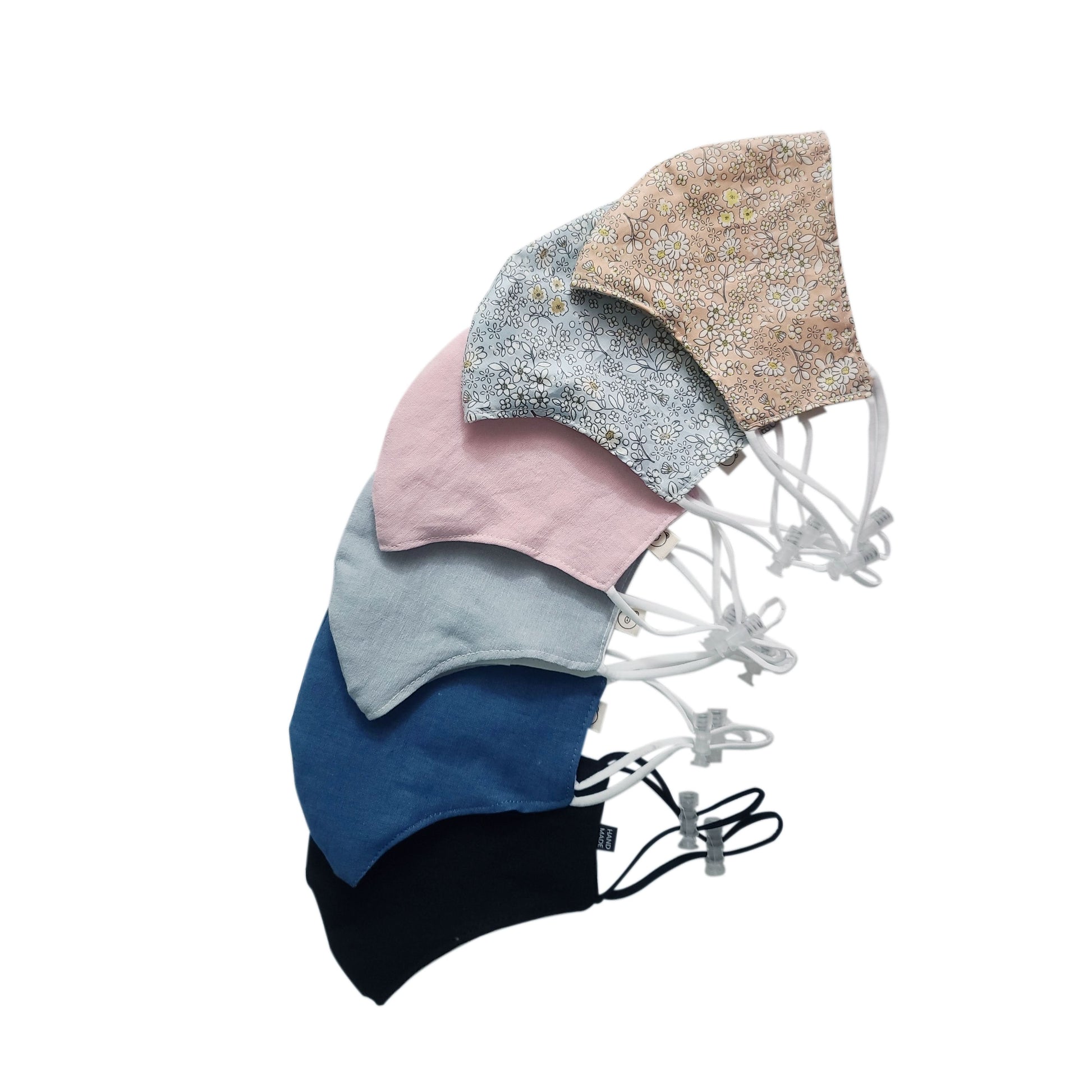 READY TO SHIP Adult Washable Face Mask with Nose Wire & Filter Pocket - AT NOON STORE