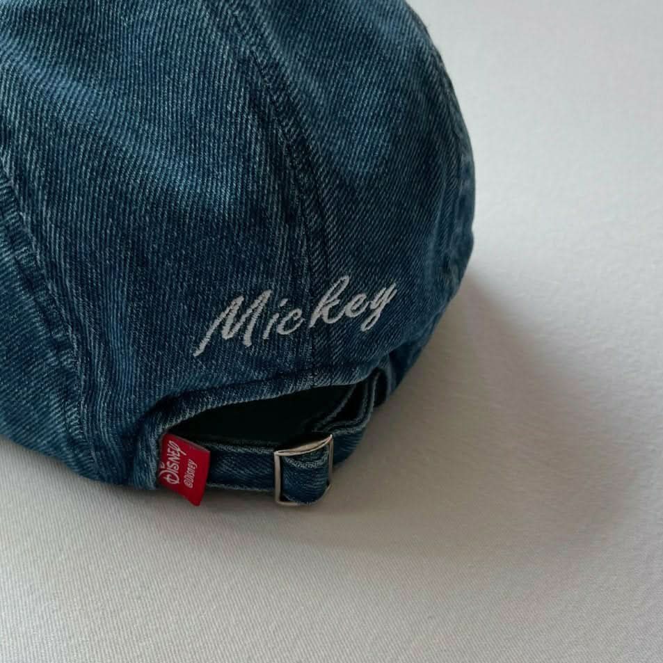 Mickey Mouse Camper Cap (2-6y) - Denim - AT NOON STORE