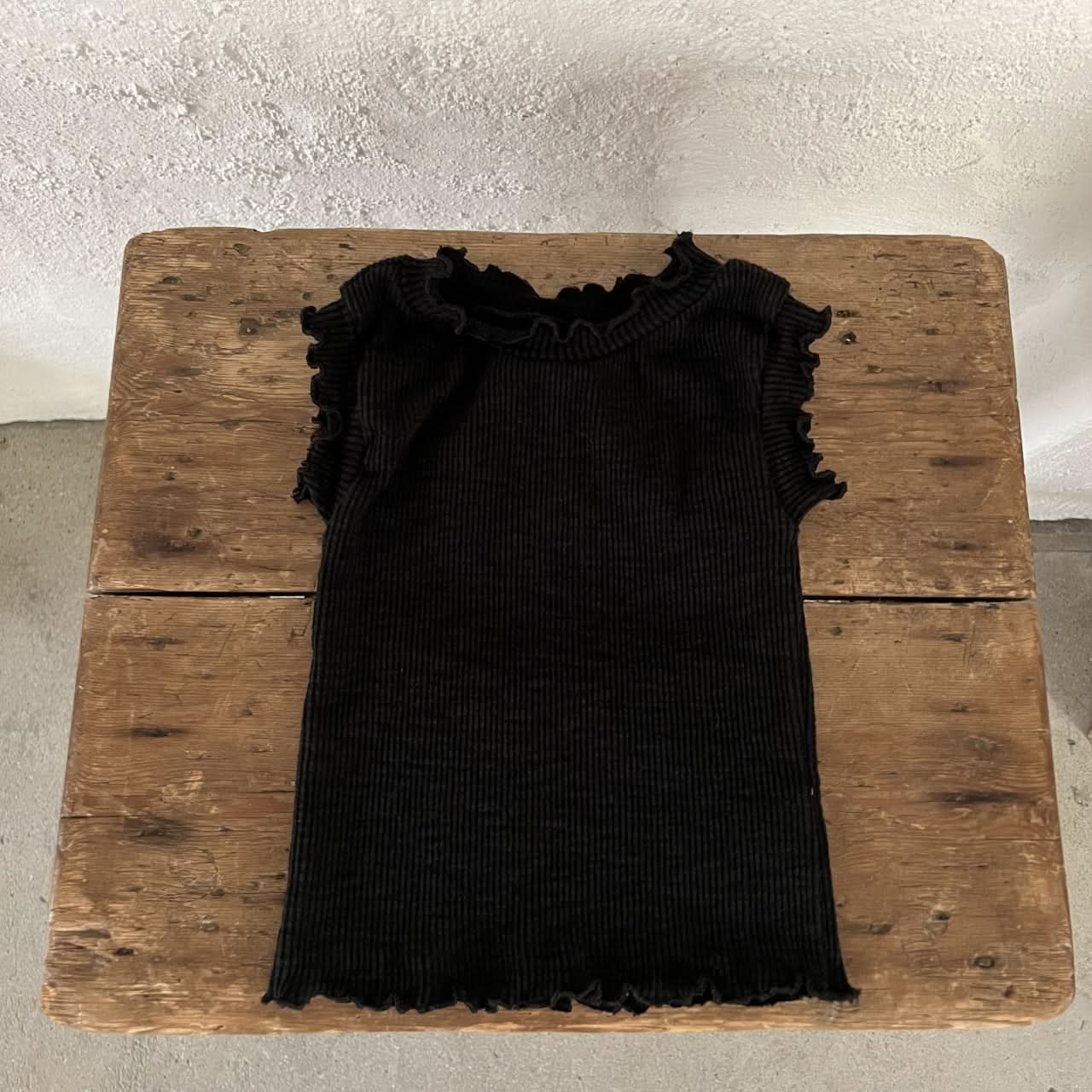 Toddler Aosta Lettuce-Edge Sleeveless Top(3m-5y) - 2 Colors - AT NOON STORE