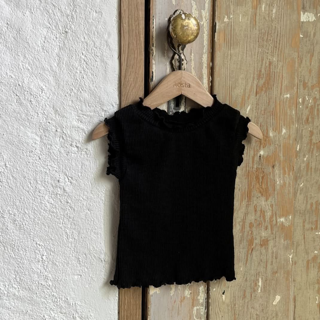 Toddler Aosta Lettuce-Edge Sleeveless Top(3m-5y) - 2 Colors - AT NOON STORE