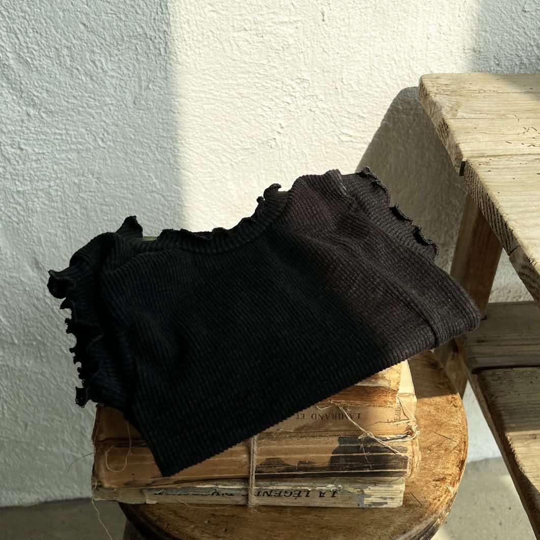 Toddler Aosta Lettuce-Edge Sleeveless Top(3m-5y) - 2 Colors - AT NOON STORE