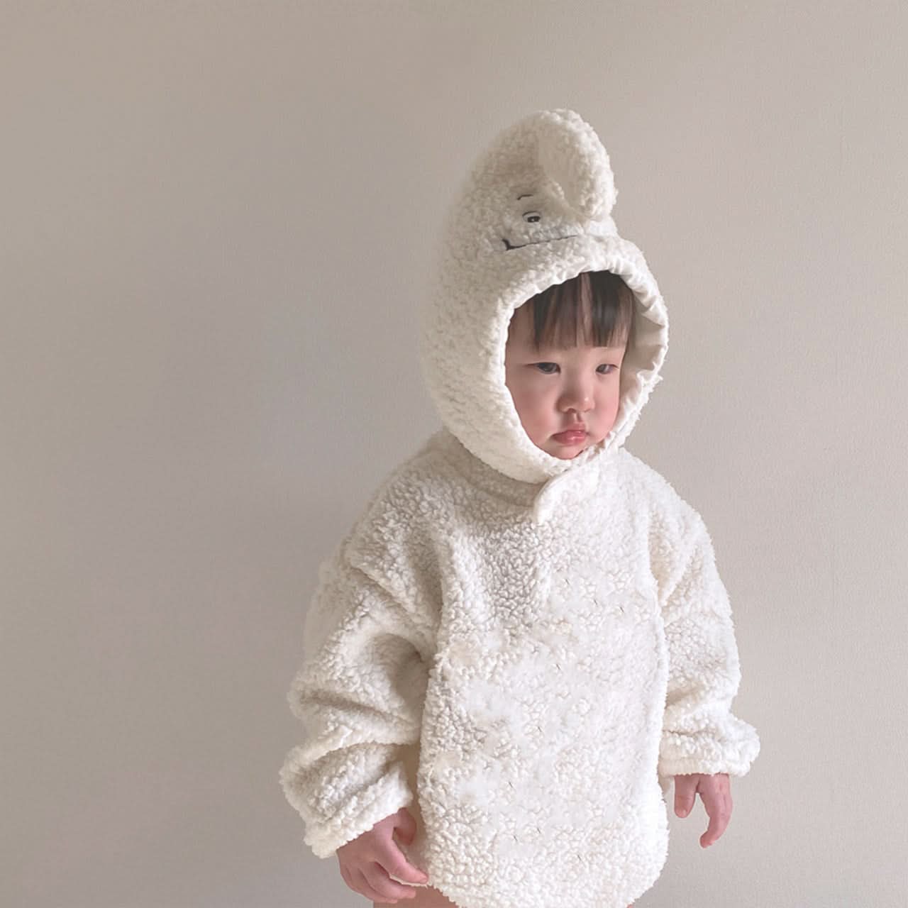 Baby Halloween Romper and Smiley Ghost Hat Set (0 - 18m) kids outfit