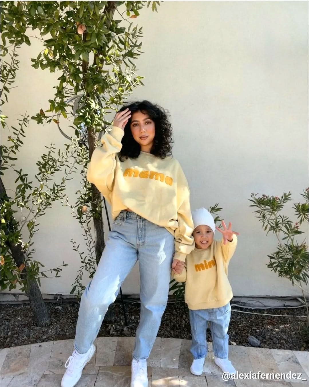 Baby Toddler Brushed Cotton Mini Sweatshirt (6m - 5y) - Mustard kids outfit