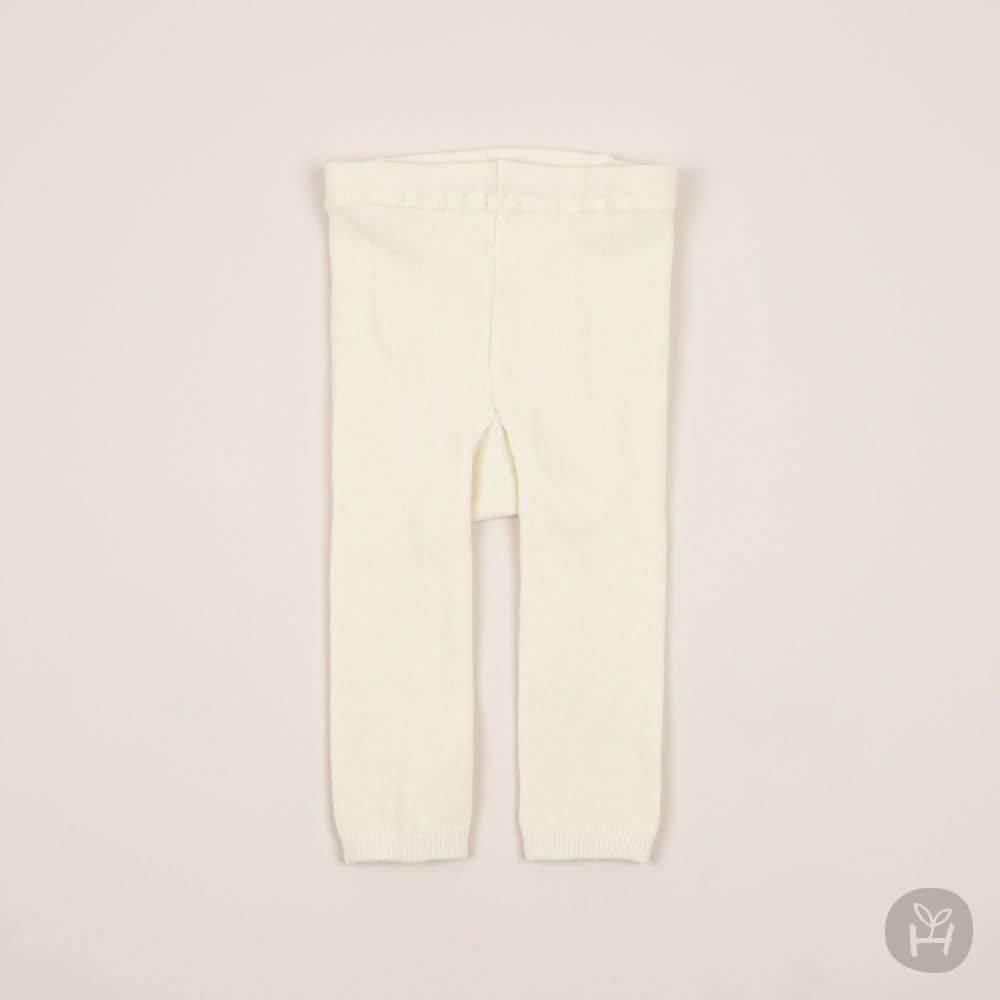 Baby Clara Leggings (0-24m) - Cream - AT NOON STORE