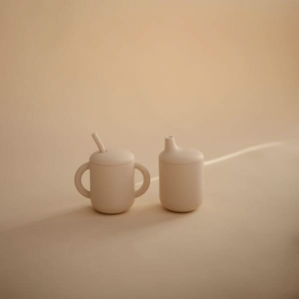 Mushie SILICONE SIPPY CUP (SHIFTING SAND) - AT NOON STORE