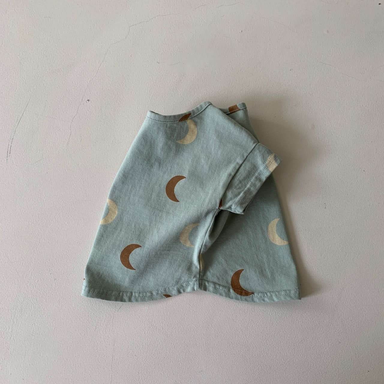 Baby BH Moon Print T-Shirt (3-18m) - 3 Colors - AT NOON STORE