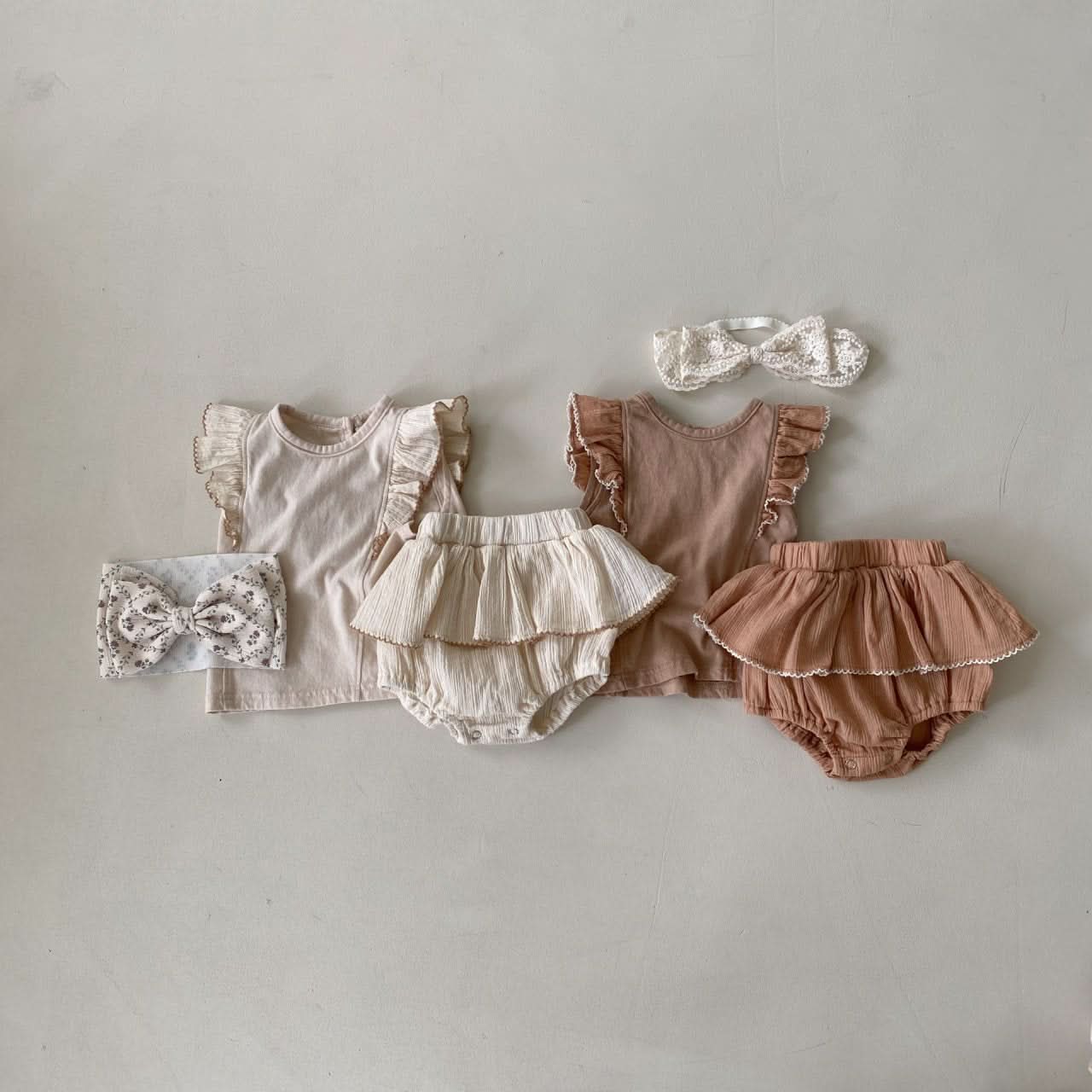 Baby BH Ruffle Bloomers (3-18m) - 2 Colors - AT NOON STORE
