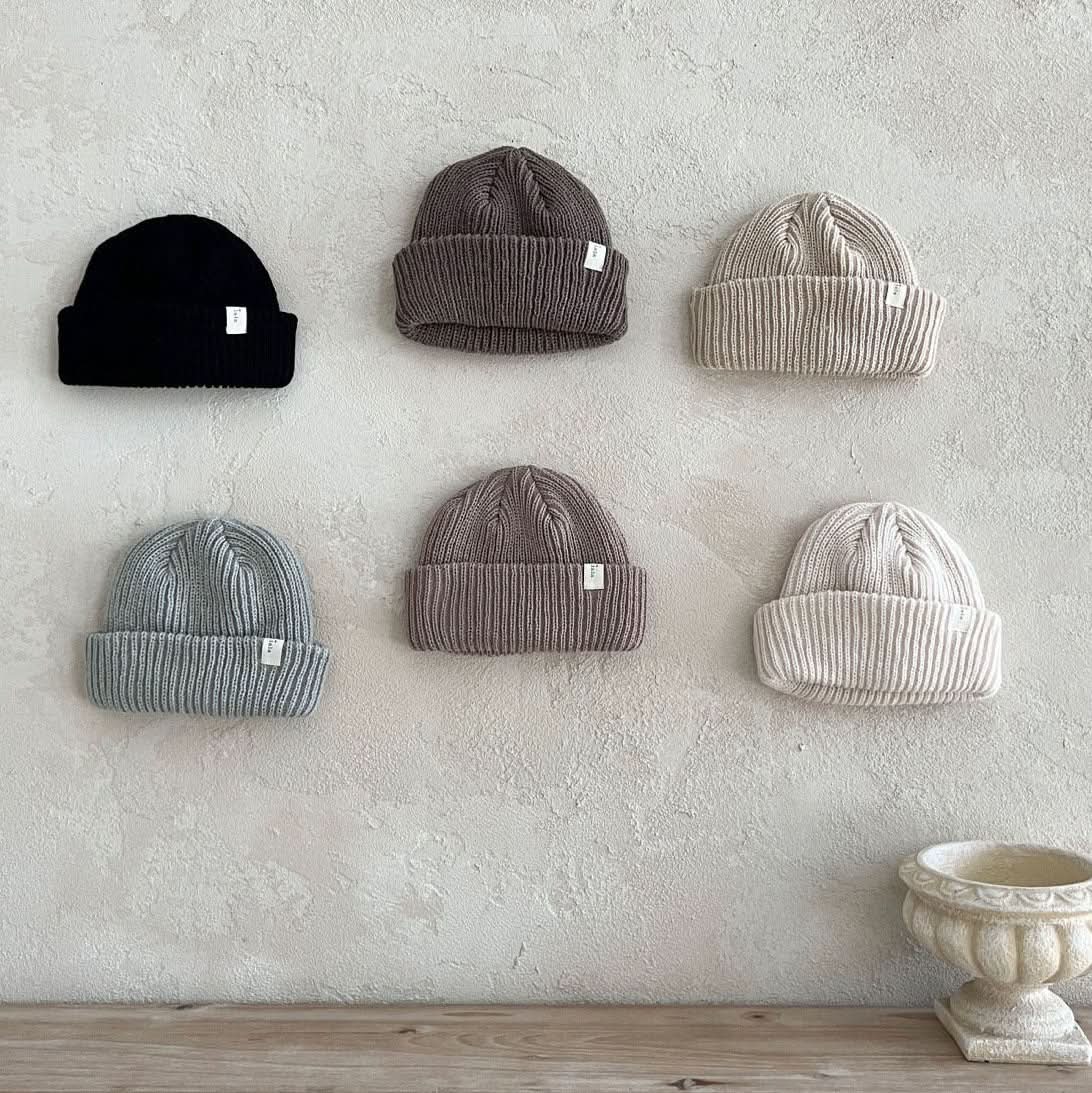 Baby Ribbed Knit Beanie (0-5y) - 6 Colors - AT NOON STORE