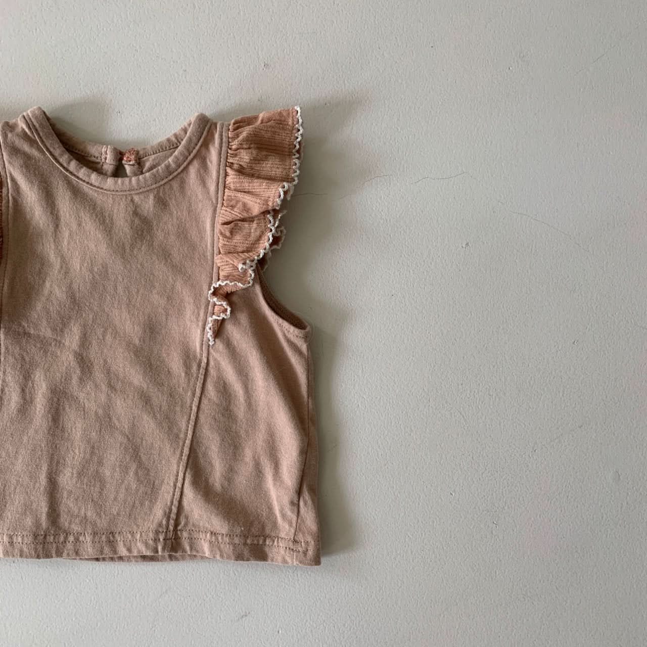 Baby BH Ruffle-Sleeve Top (3-18m) - 2 Colors - AT NOON STORE