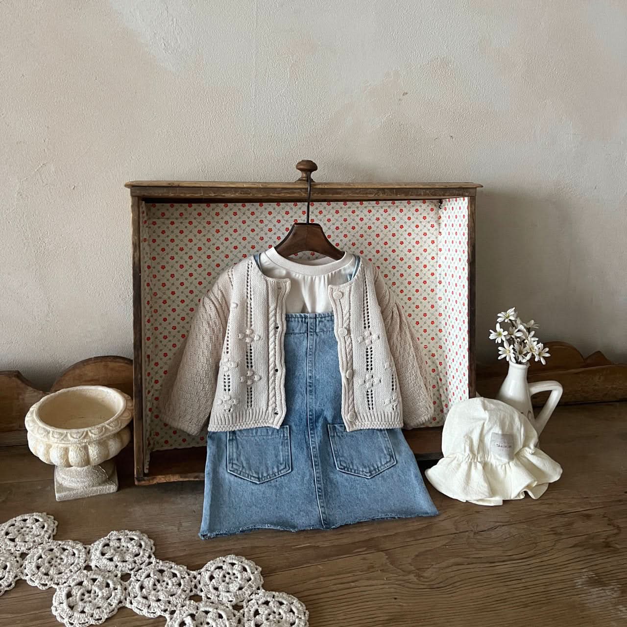 Toddler Denim Skirtall (3-5y) - AT NOON STORE