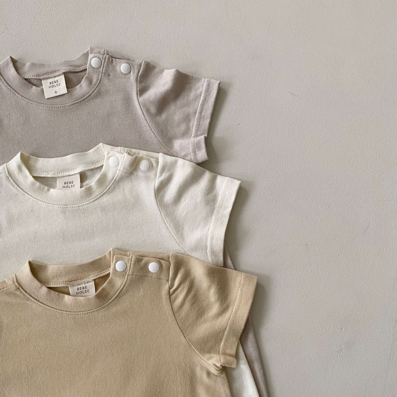 Baby BH Short Sleeve Jumpsuit (3-18m) - 3 Colors - AT NOON STORE