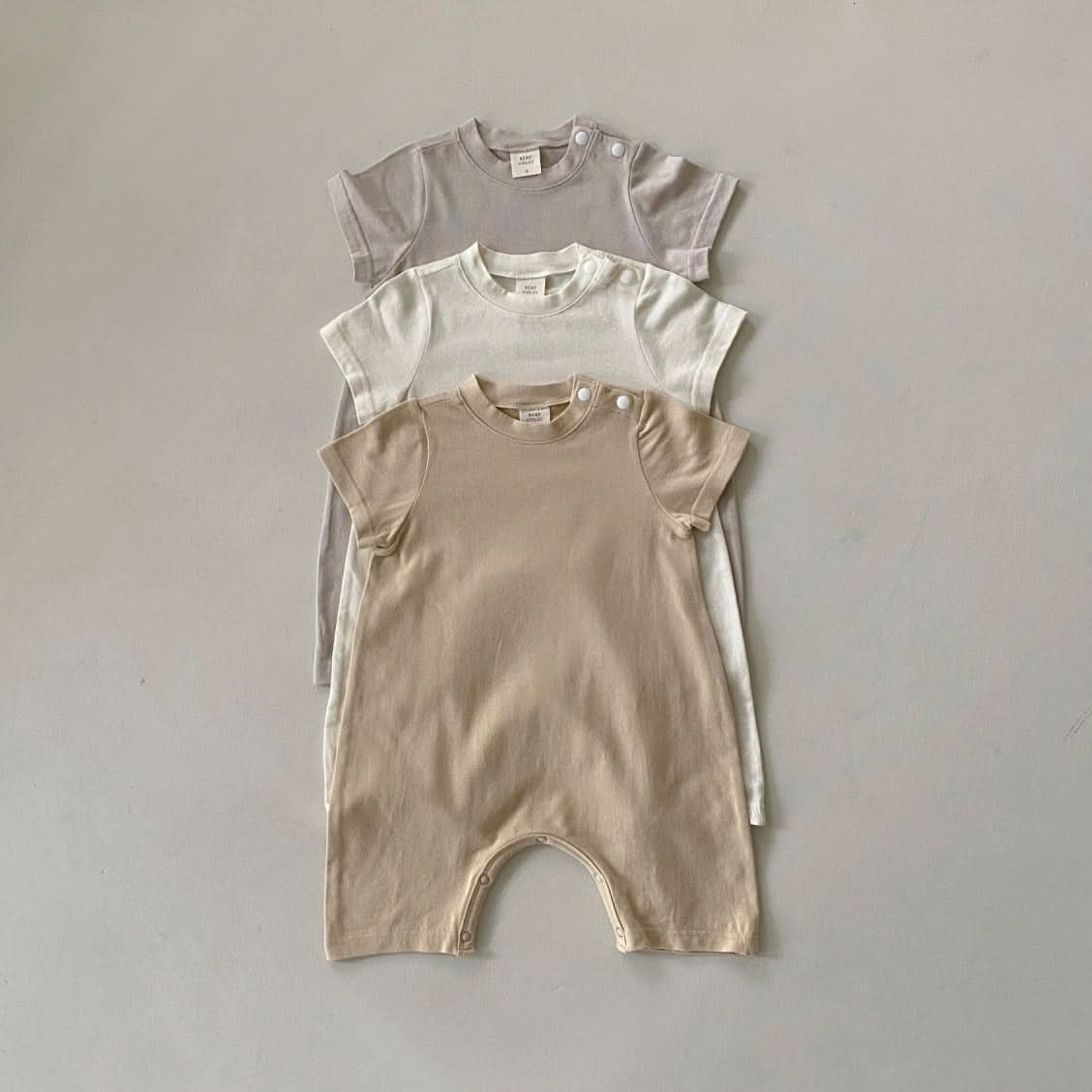 Baby BH Short Sleeve Jumpsuit (3-18m) - 3 Colors - AT NOON STORE