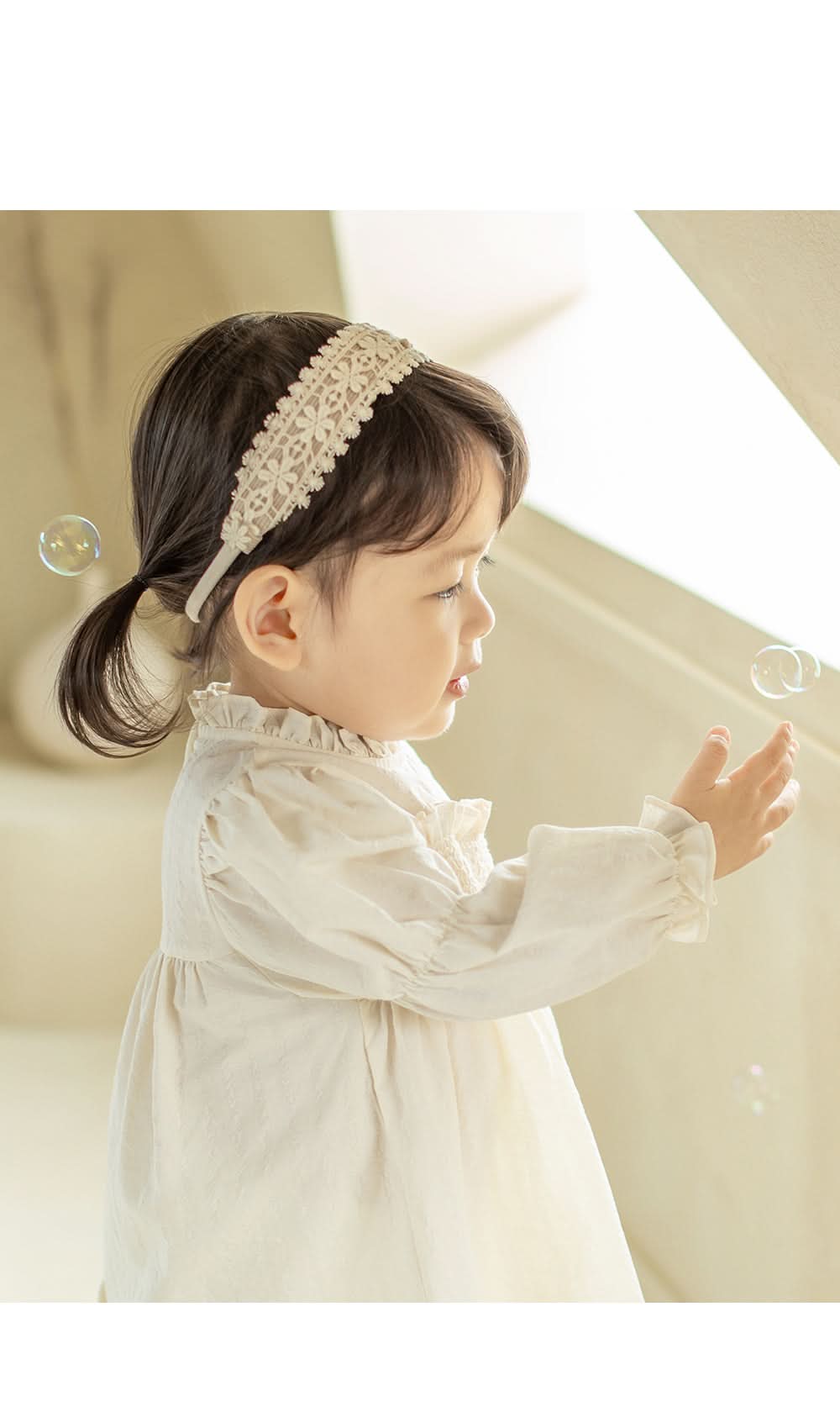 Baby Lace Headband (3-18m) - AT NOON STORE