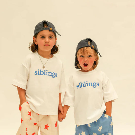 Baby/ Toddler Sunday Siblings Tee (0-8y) - AT NOON STORE
