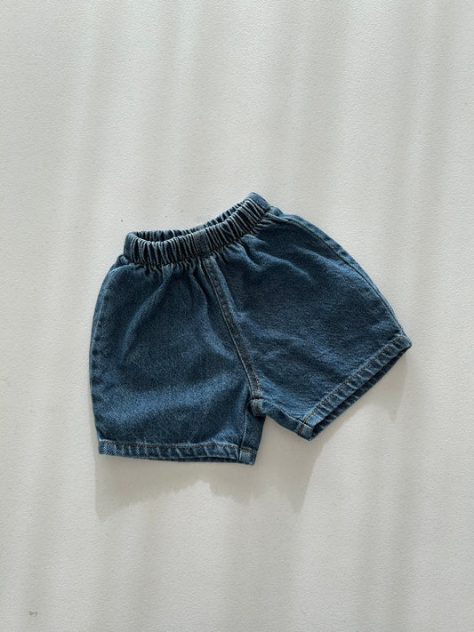 Toddler SS26 Denim Shorts (6m-7y) - Blue