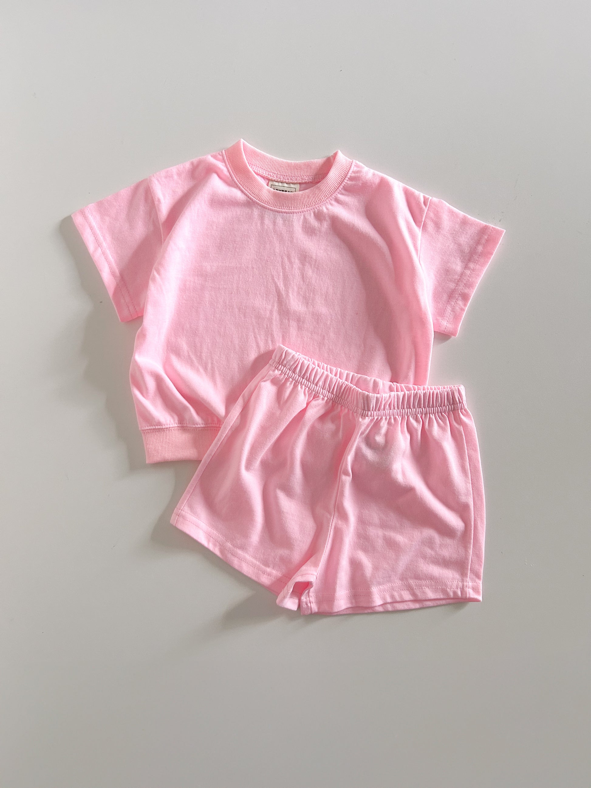 Kids Soy SS25 Basic Short Sleeve Top and Shorts Set (1-9y) - 6 Colors - AT NOON STORE