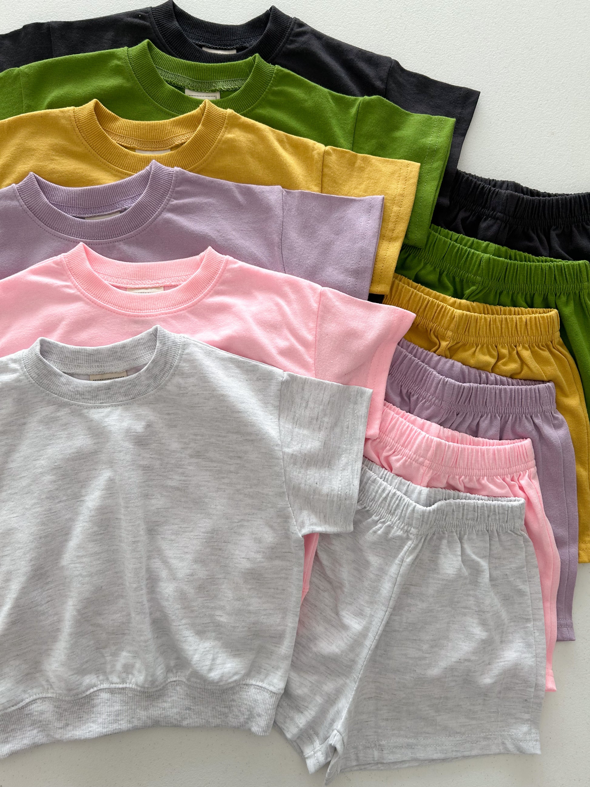 Kids Soy SS26 Short Sleeve Top and Shorts Set (1-7y) - 6 Colors - AT NOON STORE