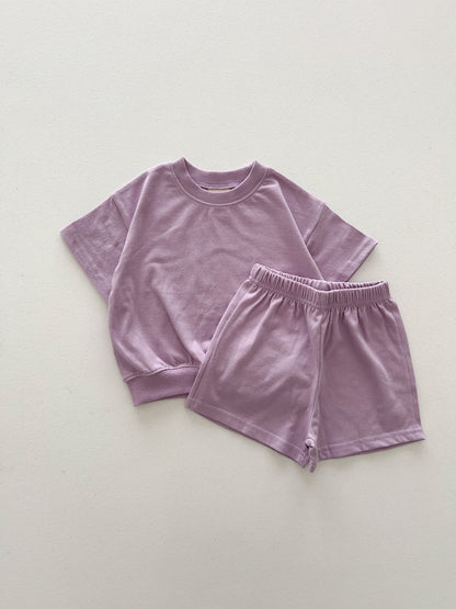 Kids Soy SS26 Short Sleeve Top and Shorts Set (1-7y) - 6 Colors - AT NOON STORE