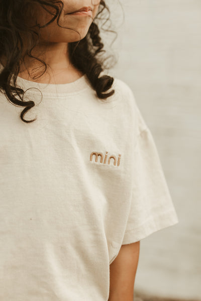 Kids Family Embroidery "mini" T-Shirt (6m-7y) - 3 Colors
