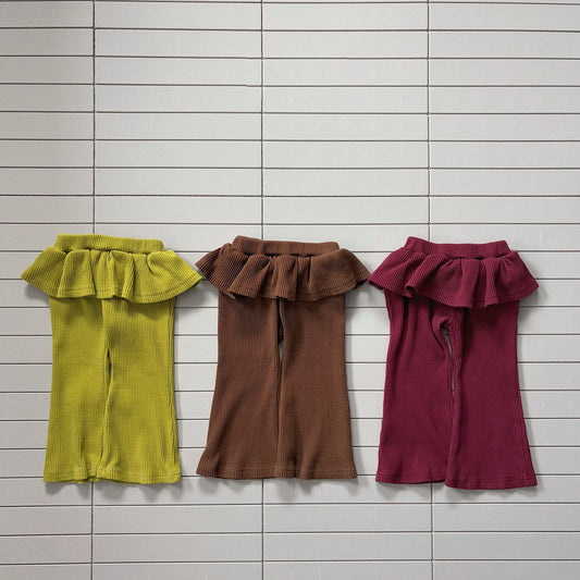 Baby/Toddler Bella F26 Ruffle Skirt Flare Pants (1-6y) - 3 Colors