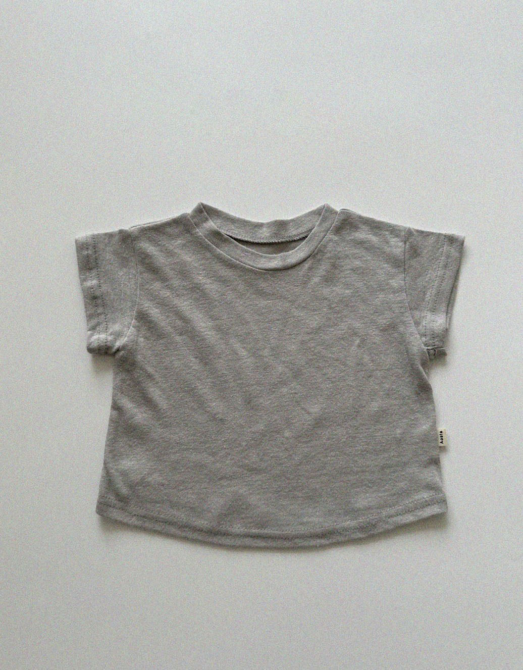 Baby/Toddler Aosta Linen Cotton Basic Tee (3m-5y)- 7 Colors - AT NOON STORE