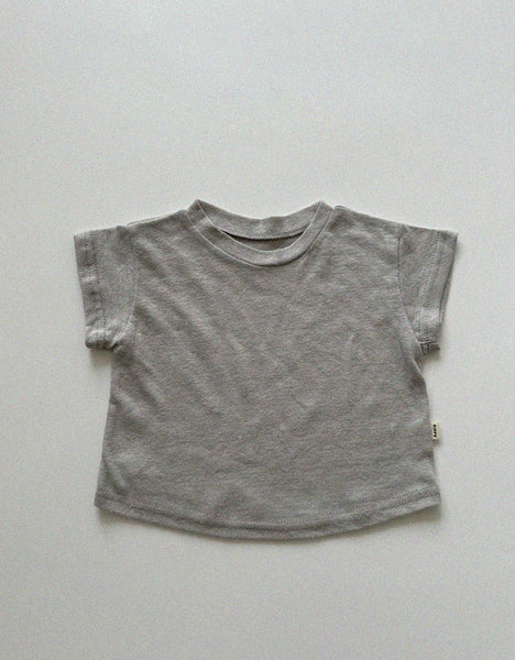 Baby/Toddler Aosta Linen Cotton Basic Tee (3m-5y)- 7 Colors