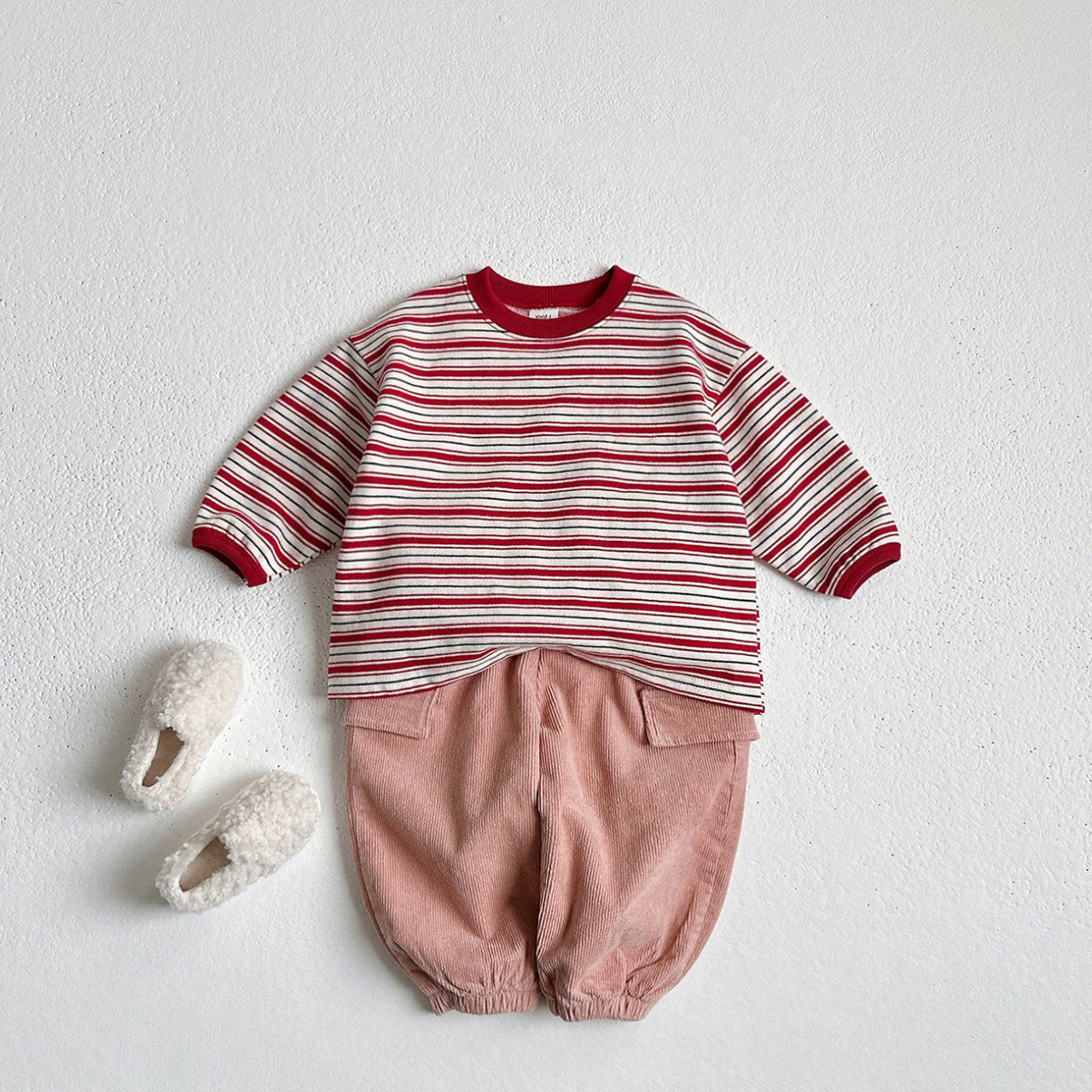 Toddler W25 Warm Stripe Long Sleeve Top (1-6y) - 3 Colors
