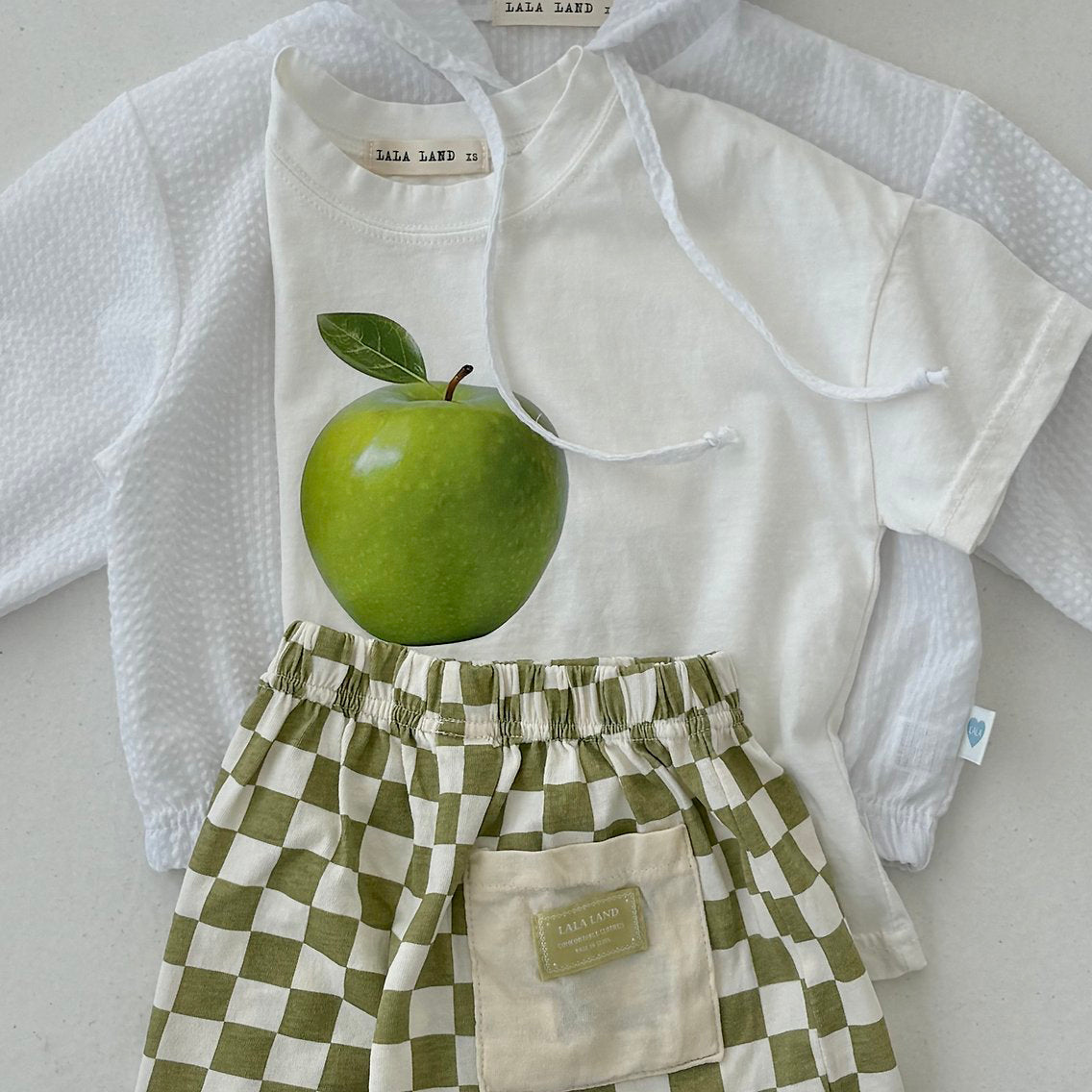 Toddler Land SS26 Berry Apple Short Sleeve Top (1-6y) - 2 Colors - AT NOON STORE