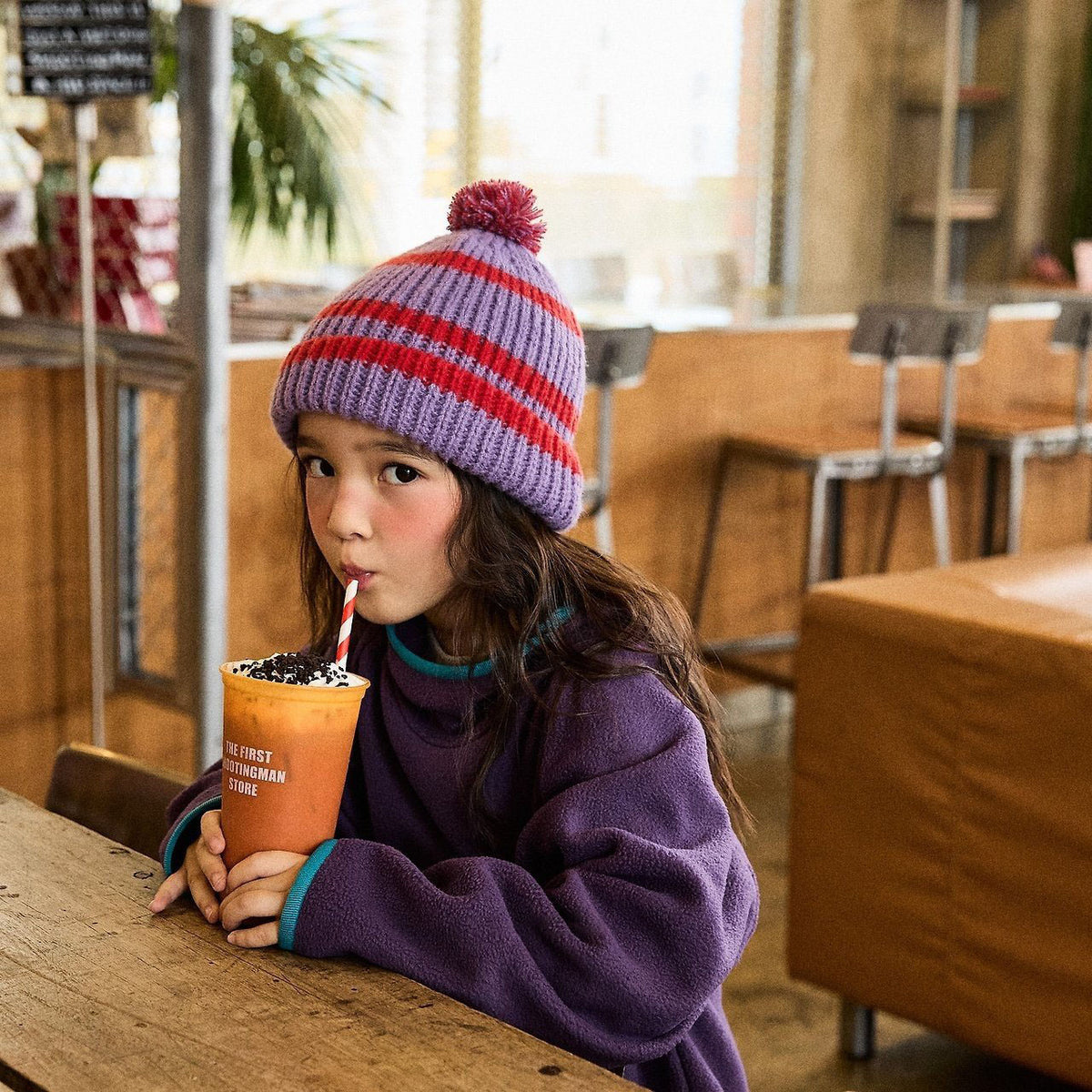 Toddler FW26 Fleece High Neck Long Sleeve Top (2-6y) - 2 Colors