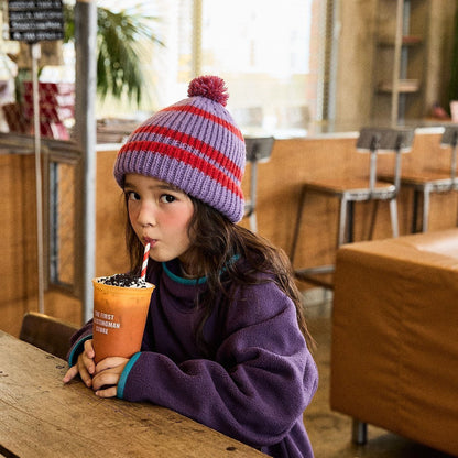 Toddler FW26 Fleece High Neck Long Sleeve Top (2-6y) - 2 Colors