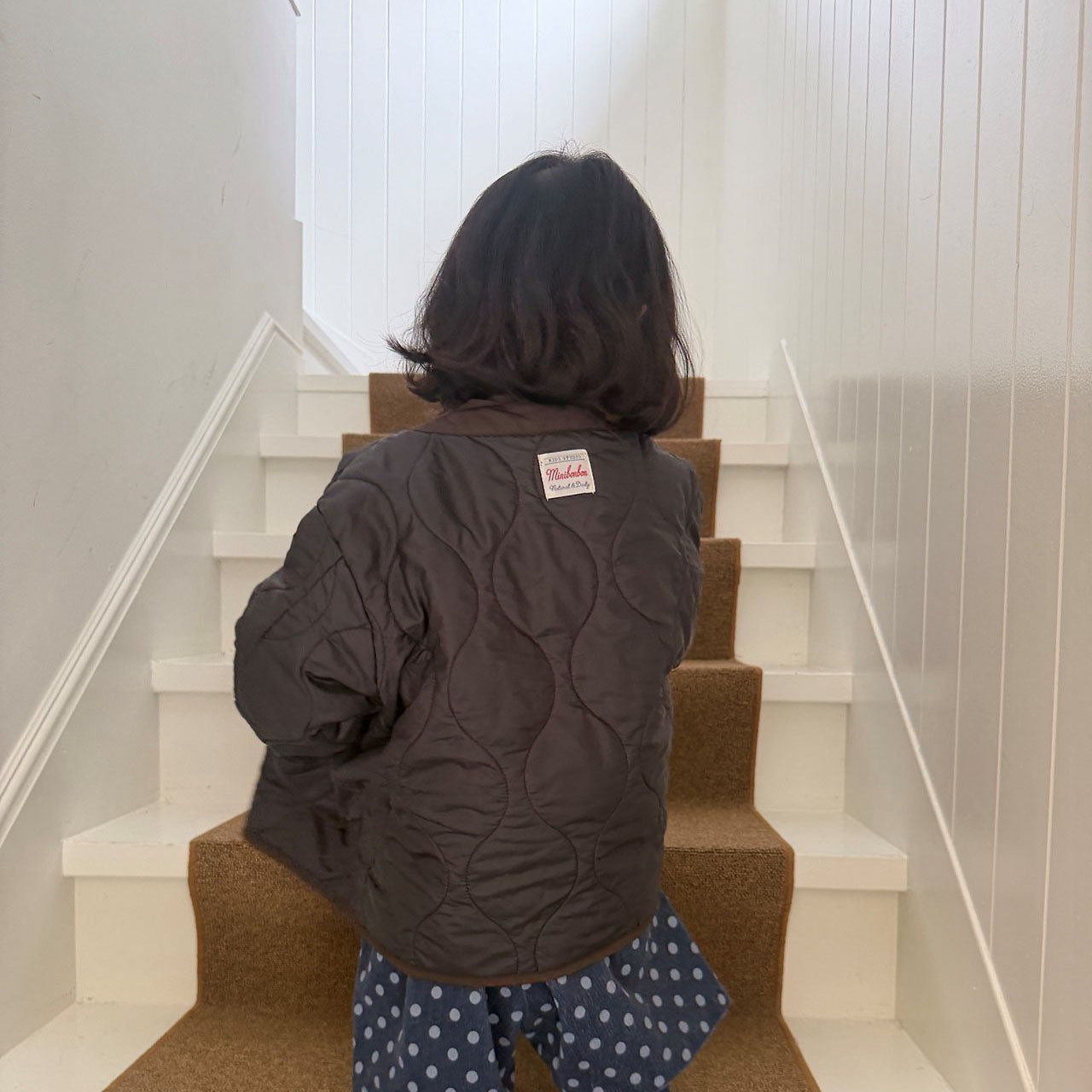 Kids F26 Quilted Loose Fit Jacket (2-8y) - 2 Colors