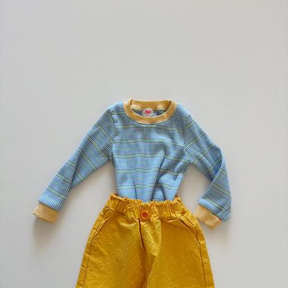 Toddler SP26 Stripe Long Sleeve Ribbed Top  (1-6y) - 2 Colors - AT NOON STORE