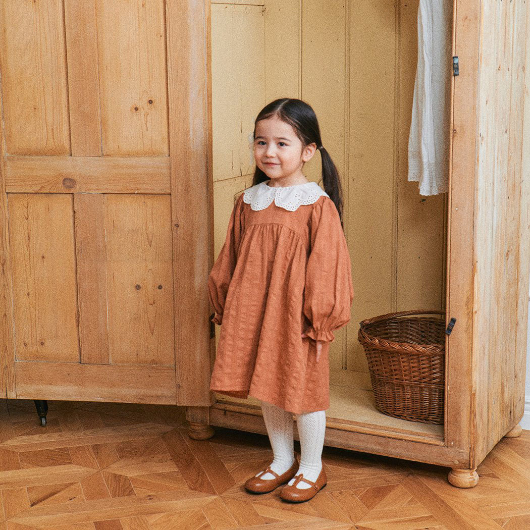 Toddler Lace Collar Dress (3m-5y) - Light Mint - AT NOON STORE