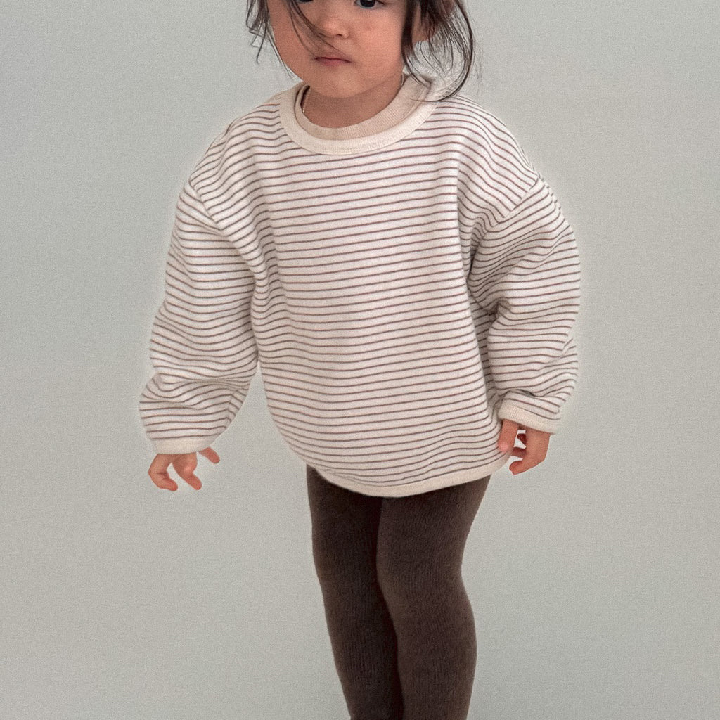 Baby/Toddler Bella W25 Stripe Curved Hem Long Sleeve Top (6m-6y) - 2 Colors