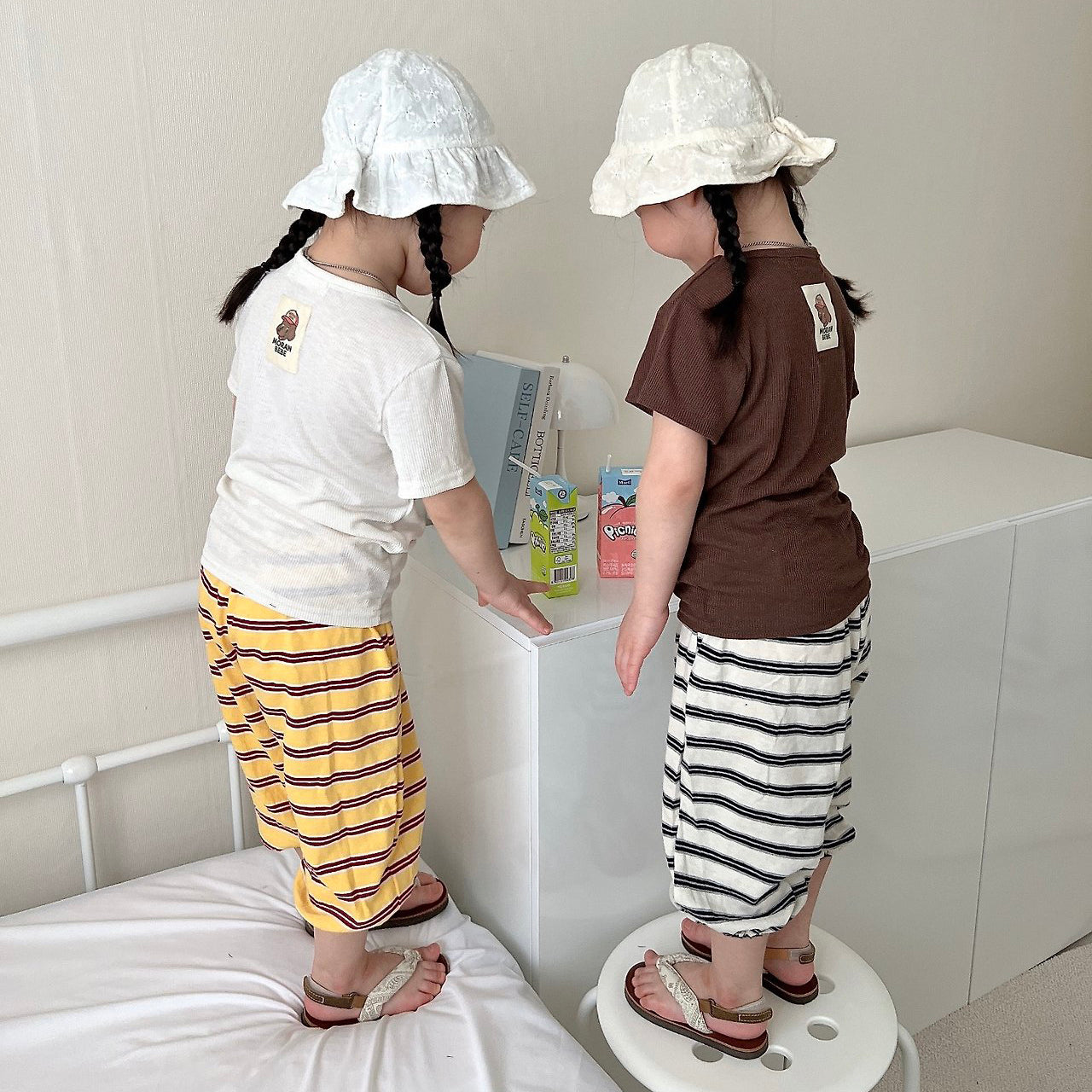 Toddler Ribbed Short Sleeve Top (1-6y) - 5 Colors - AT NOON STORE