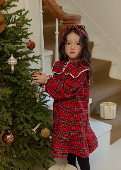 Kids W25 Holiday Plaid Bow Headband - 2 Colors