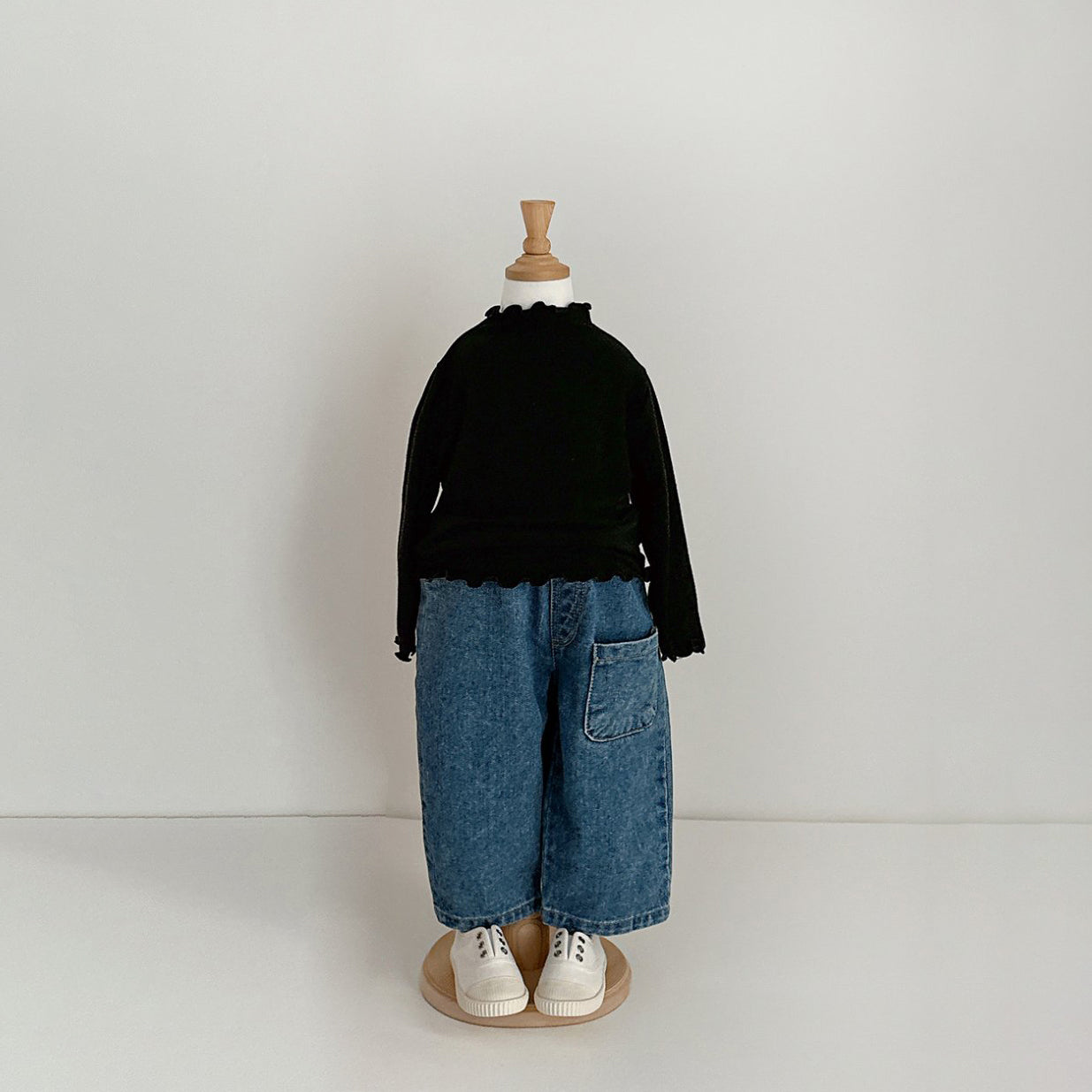 Toddler SP26 Lettuce-Edge Long Sleeve Top (1-6y) - 3 Colors - AT NOON STORE