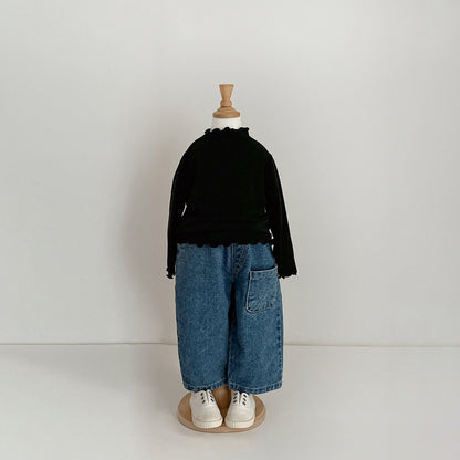 Toddler SP26 Lettuce-Edge Long Sleeve Top (1-6y) - 3 Colors - AT NOON STORE